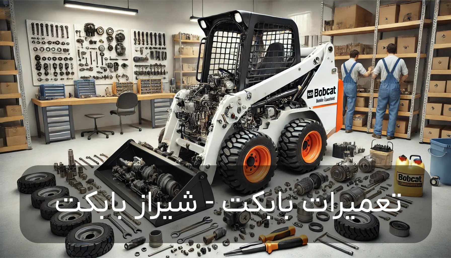 تعمیرات لاک اسپول مینی لودر بابکت